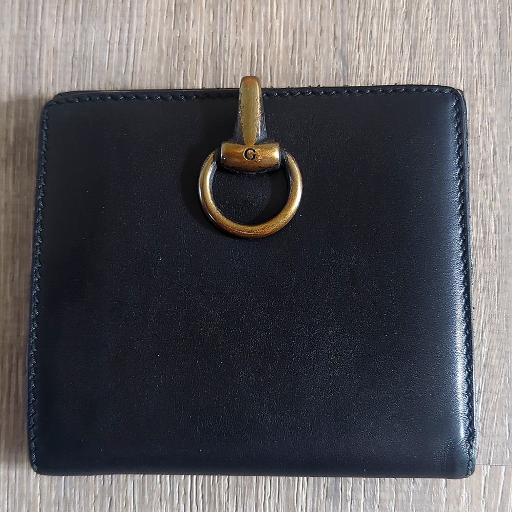 Gucci Horsebit Leather Bifold Wallet